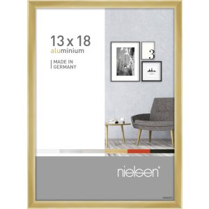 Nielsen Alurahmen Pixel 13x18 cm gold glanz