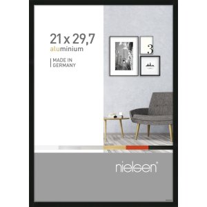 Nielsen Alurahmen Pixel 21x29,7 cm Schwarz für DIN...