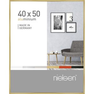 Nielsen Alurahmen Pixel 40x50 cm gold glanz