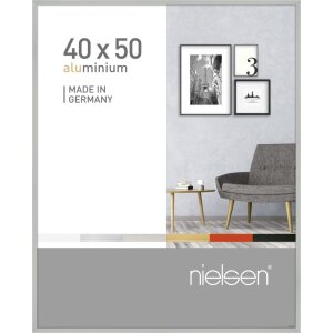 Nielsen Alurahmen Pixel 40x50 cm silber matt Premiumglas