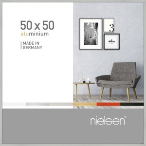 Nielsen Alurahmen Pixel 50x50 cm silber matt