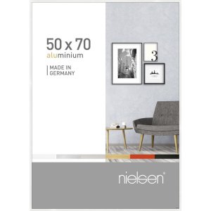 Nielsen Alurahmen Pixel 50x70 cm weiß glanz