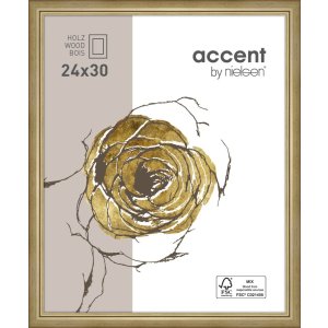 Ascot Holzrahmen 18x24 cm gold