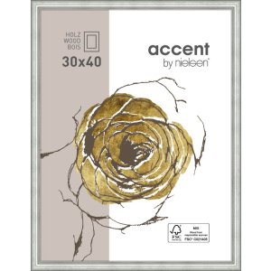 Nielsen Holzrahmen Ascot 21x29,7 cm silber DIN A4...