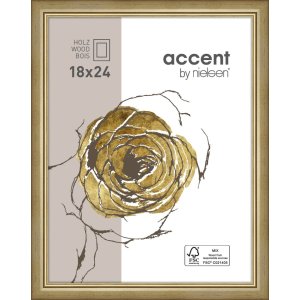 Ascot Holzrahmen 30x40 cm gold