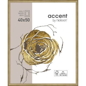 Ascot Holzrahmen 40x50 cm gold