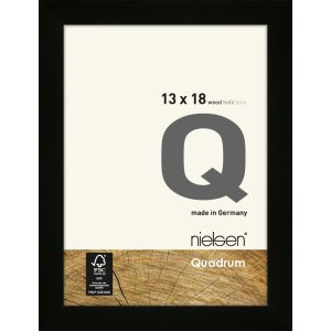 Nielsen Holz-Wechselrahmen Quadrum 13x18 cm schwarz