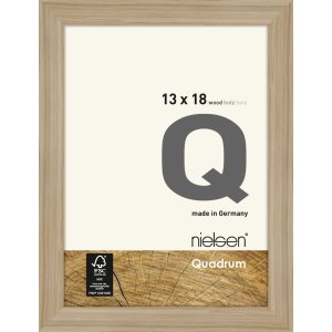 Holz-Wechselrahmen Quadrum 13x18 cm eiche natur