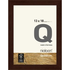 Holz-Wechselrahmen Quadrum 13x18 cm wenge