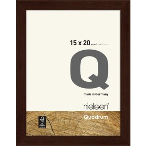 Holz-Wechselrahmen Quadrum 15x20 cm wenge