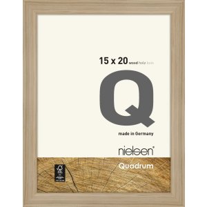 Holz-Wechselrahmen Quadrum 18x24 cm eiche natur