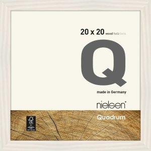 Nielsen Holz-Wechselrahmen Quadrum 20x20 cm weiß