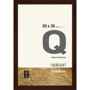 Holz-Wechselrahmen Quadrum 20x30 cm wenge