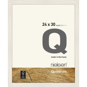 Nielsen Holz-Wechselrahmen Quadrum 24x30 cm weiß