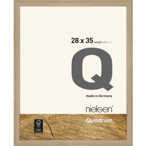 Nielsen Holz-Wechselrahmen Quadrum 28x35 cm eiche natur