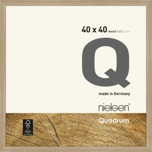 Nielsen Holz-Wechselrahmen Quadrum 40x40 cm eiche natur