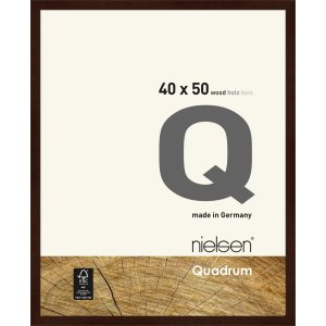 Holz-Wechselrahmen Quadrum 40x50 cm wenge