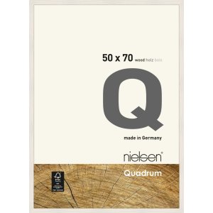 Nielsen Holz-Wechselrahmen Quadrum 50x70 cm weiß