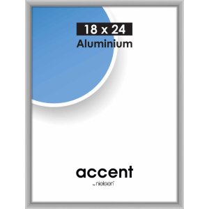 Nielsen Accent Alurahmen 18x24 cm silber matt