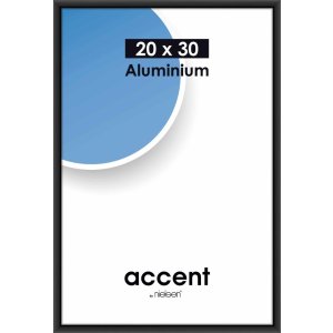 Nielsen Accent Alurahmen 20x30 cm Schwarz matt...