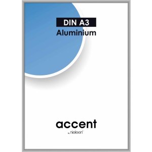 Nielsen Alurahmen Accent 29,7x42 cm Silber matt DIN A3...