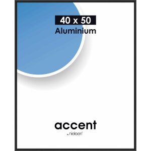 Nielsen Accent Alurahmen 40x50 cm schwarz matt...