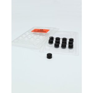 Blisterpackung 12 Magnete schwarz